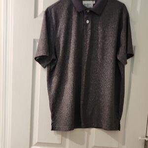Goodfellow & Co Gray Polo Shirt with Short Sleeves Men's Large